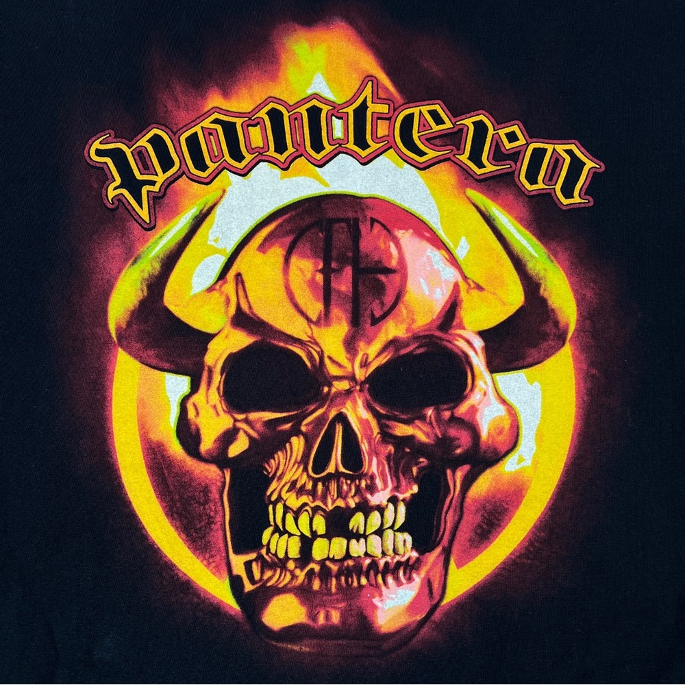 Pantera - VTG 2004 Devil Skull T-shirt Official Adult Mens Black L